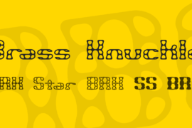 Brass Knuckle Font Family