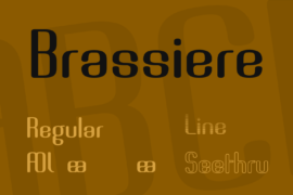 Brassiere Font Family