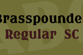 Brasspounder Font Family