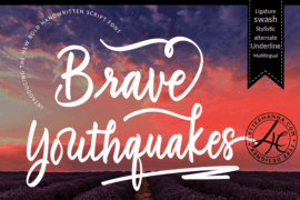 Brave Youthquakes Free Font