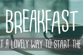 Breakfast DEMO Font