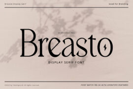 Breasto Display Font