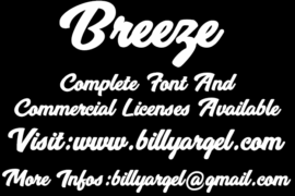 Breeze Personal Use Font