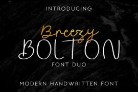 Breezy Bolton DEMO Font Family