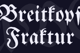 Breitkopf Fraktur Font