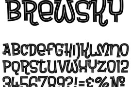 Brewsky Font