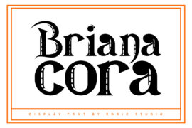 Briana Cora Demo Font