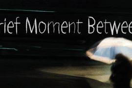 Brief Moment Between Font