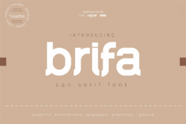 Brifa Font Family