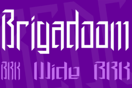 Brigadoom Font Family