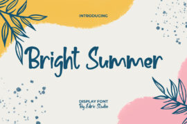 Bright Summer Demo Font