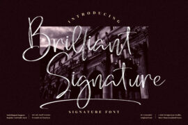 Brilliant Signature Font Family