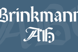 Brinkmann AH Font