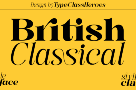 British Classical Demo Font