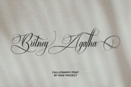 Britney Agatha Demo Font