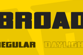 Broad Font Family