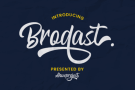 Brodast Font