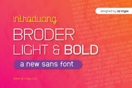 Broder Font Family