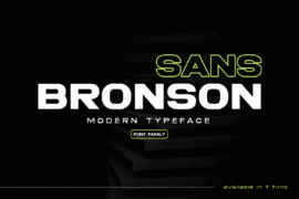 BRONSON Font