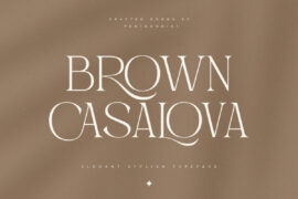 Brown CasalovaDemo Font