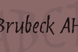 Brubeck AH Font