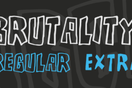 Brutality Font Family