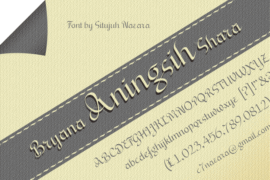 Bryana Aningsih Shara Font