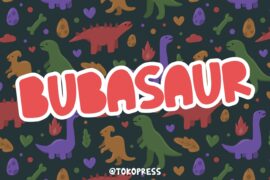 Bubasaur Font