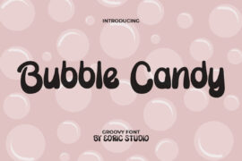 Bubble Candy Demo Font