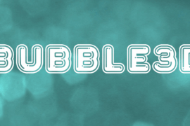 Bubble3D Font