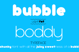 bubbleboddy Font Family