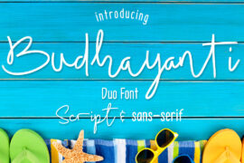 Budhayanti Script Font