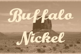 Buffalo Nickel Font