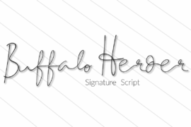 BuffaloHerder Font