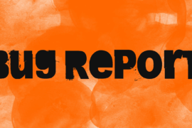 Bug Report Font