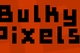 Bulky Pixels Font