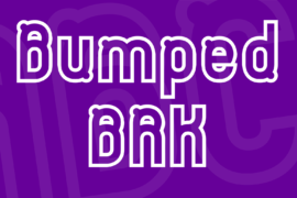 Bumped BRK Font