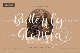 Butterfly Glorista Font Family