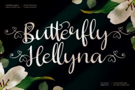 Butterfly Hellyna Font Family