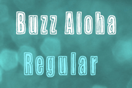 Buzz Aloha Font