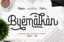 Byemalkan Demo Font Family