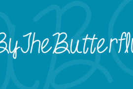 ByTheButterfly Font