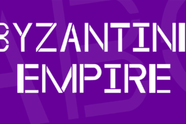 Byzantine Empire Font