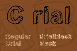 C rial Font Family