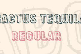 Cactus Tequila Font