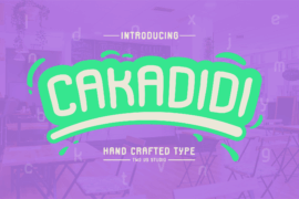 Cakadidi Font