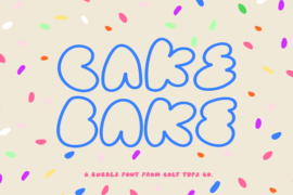 Cake Bake Font Family