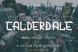 CALDERDALE DEMO Font Family