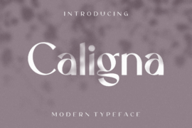 Caligna-Free Font