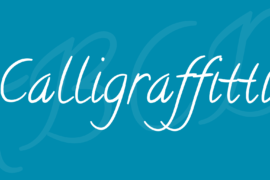 Calligraffitti Font